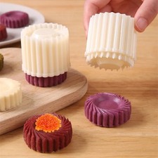 2-Pattern Hand Press Cookie Stamp Detachable Double-Ended Baking Pastry Mould