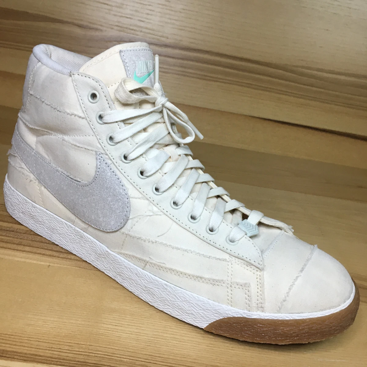 2015 Nike Blazer Mummy Mens 13 638322 101 Sail off White Gum READ DESCRIPTION
