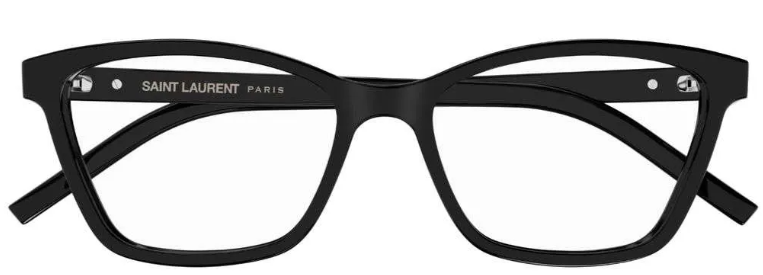 SAINT LAURENT スクエアフレムメカネ SLM128 005 SAINT LAURENT SLM128-005 Black Black | eBay