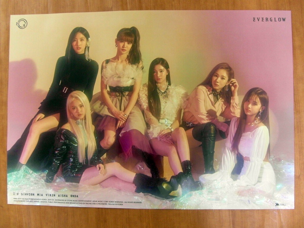 K-POP・アジア EVERGLOW ARRIVAL OF EVERGLOW EVERGLOW - Arrival Of Everglow [OFFICIAL] POSTER *NEW* K-POP | eBay