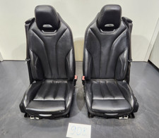  Oem Bmw F83 M4 Front Left Right Sport Seats Leather Merino Black Set 