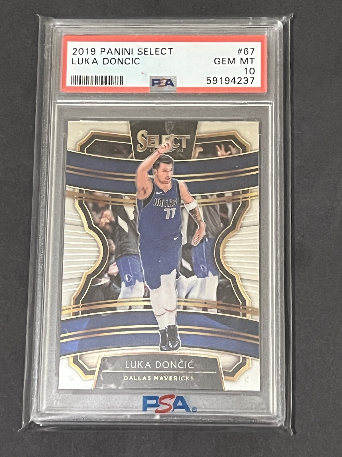 2019-20 Panini Select Luka Doncic #67 - PSA 10 GEM MINT