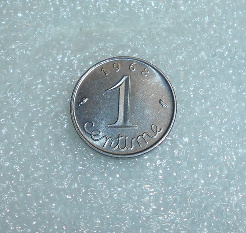France Coins 1 CENTIMES 1968 Circulated - Picture 6 of 8