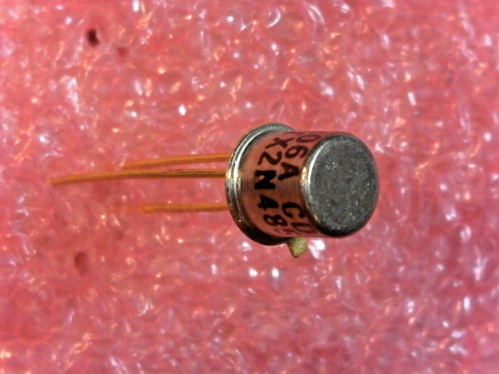 New Vintage Mil-Spec JANTX 2N4858 N-Ch JFET Transistor (Gold Leads 