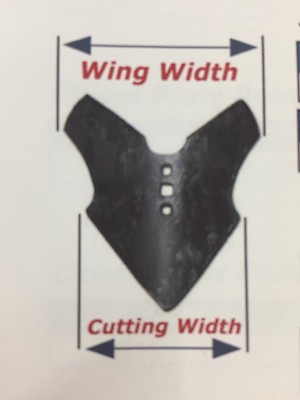 Furrower 12'' Middle Buster Blade Potato Plow 9'' Cutting New b