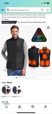 Heated vest New Does not include batteries