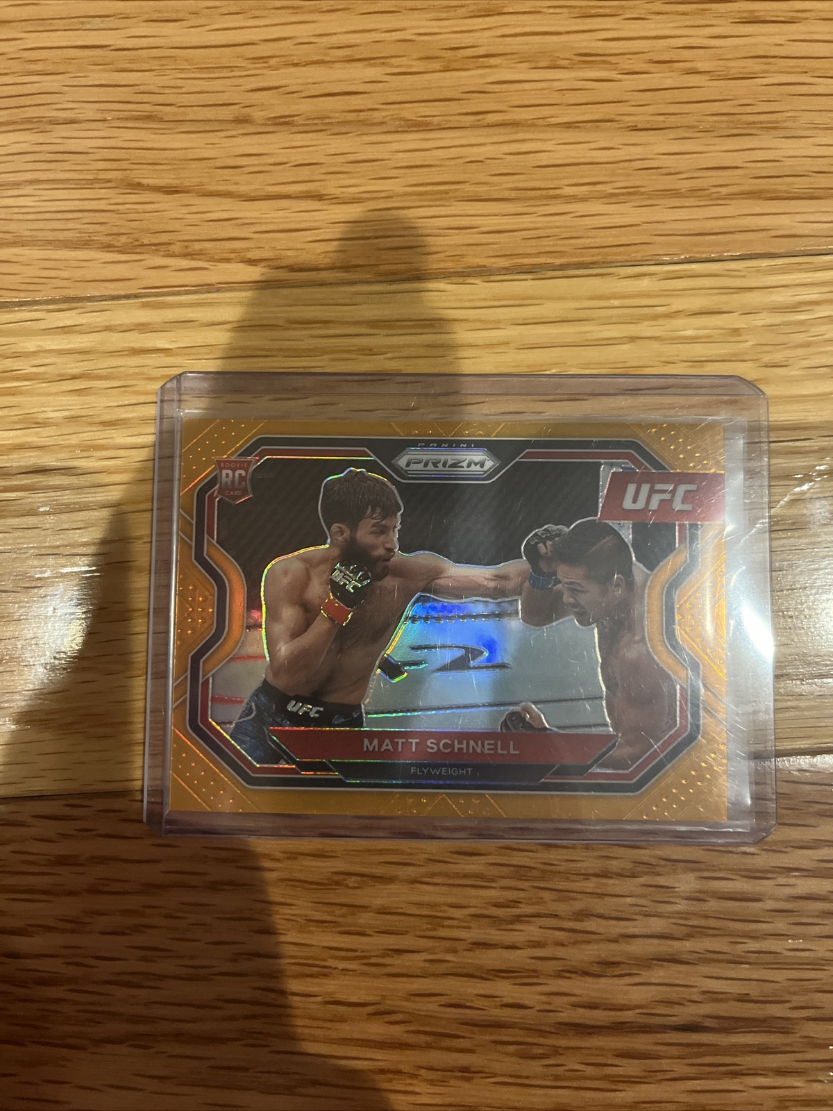 2021 UFC Prizm Orange Prizm Rookie Matt Schnell /99 Beautiful Centering Panini