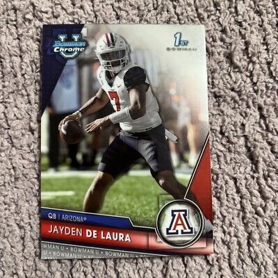 2023 Bowman U Chrome Base #30 Jayden De laura - Arizona Wildcats