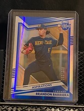 Brandon Barriera 2022 Elite Extra Aspirations Blue #d/349 - #23 Blue Jays