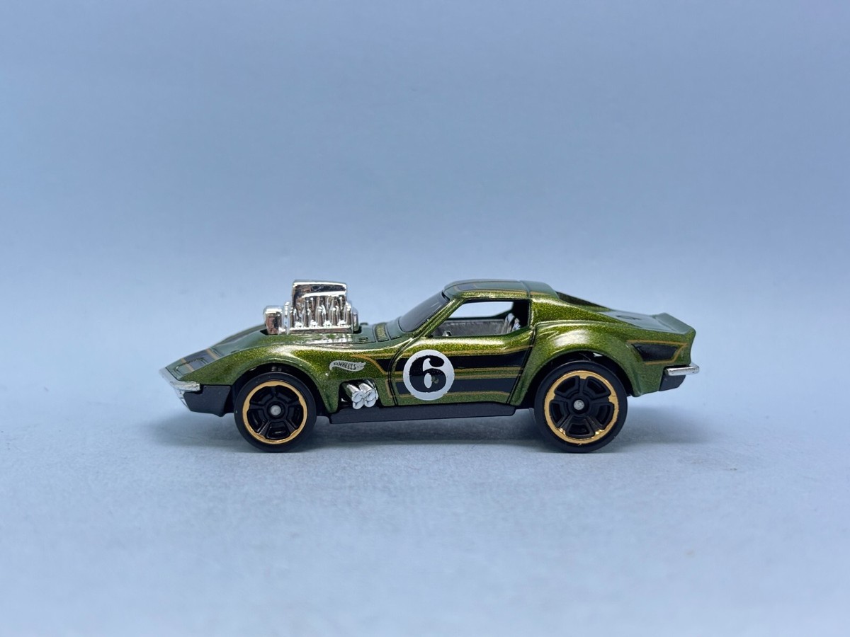 2025 Hot wheels Mainline Basic 25F # GAS MONKEY '68 COVETTE , Spun