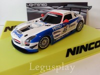 Scx Scalextric Slot Ninco 50615 Mercedes Sls GT3 -Nitro- Lichtblitz