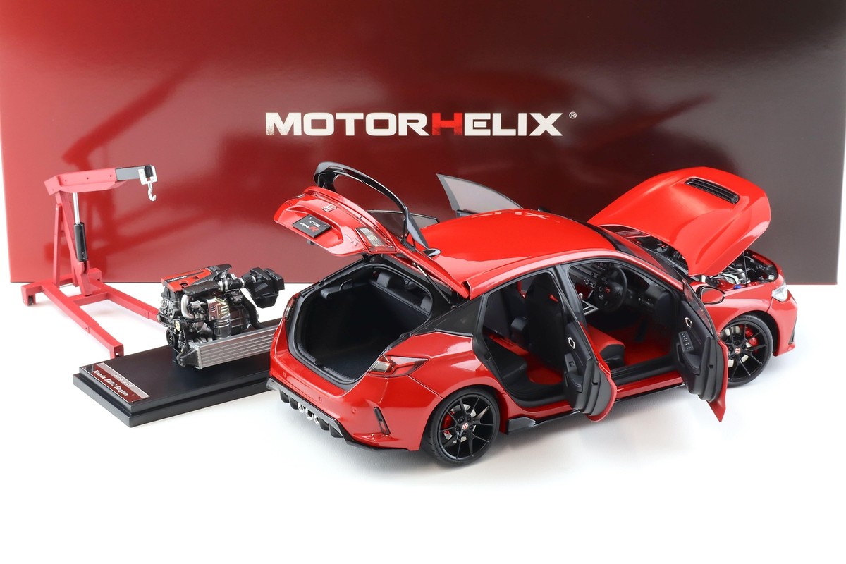 honda civic type r 1：18 red ミニカー AMC 1/18 Honda Civic Type R EP3 Red | eBay