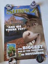 SHREK 2 2004 Video SHOP ORIGINAL POSTER DVD VHS 59.3x42cm
