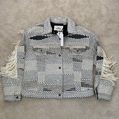 Levi's Made & Crafted Tribal Frill Fringe Jacket Boxy Fit Size 2