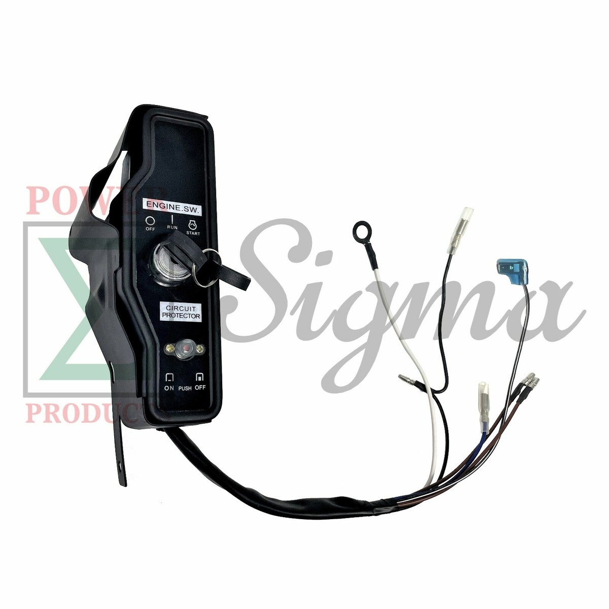 Black Ignition Switch Box W/Keys Compatible With Honda GX620