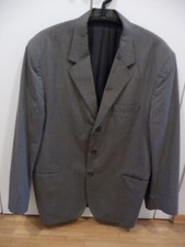 Herren Sakko Jakett  Thomas I Punkt Baumwolle grau   Gr. L 