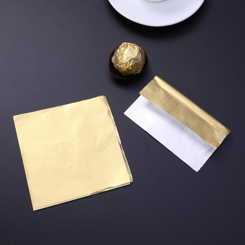 300 Pcs Aluminum Foil Candy Packaging Chocolate Wraps Food Wrapping Paper