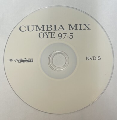 Cumbia Mix Oye 97.5 CD (NVDIS) Disc Only. Los Angeles Promo