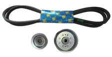 Idler Pulley Kit with 48" Deck Belt Fits John Deere E140 E150 E160 E170