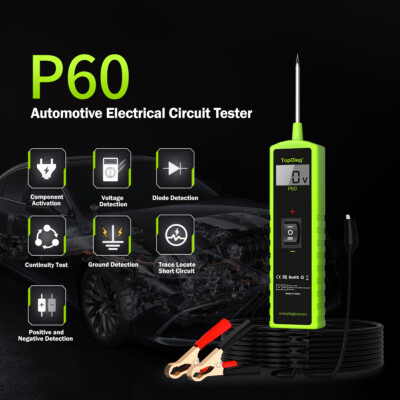 #ad #ad Genuine P60 6 30V Car Auto Circuit Tester Voltage Detector Diode Diagnostic Tool $24.99
