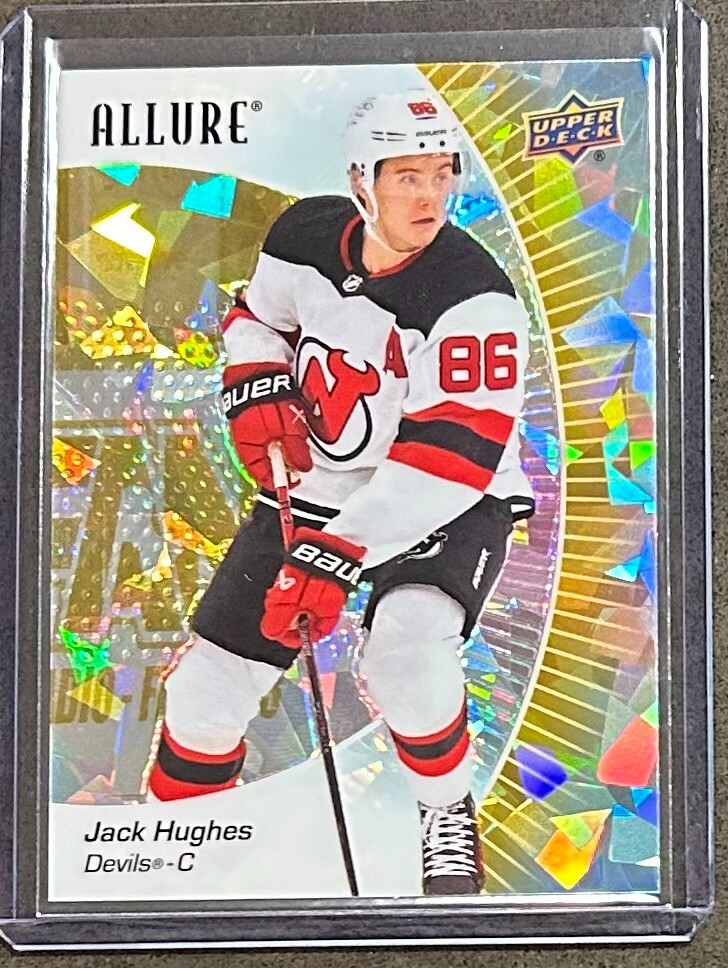 2023-24 Upper Deck Allure - Yellow Taxi #97 Jack Hughes