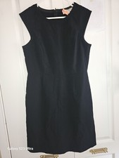 Women's Black Sleeveless Back Zip Dress And Taylor Loft Size 8