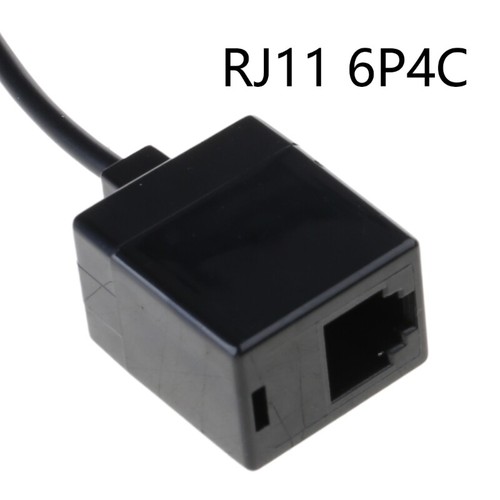 Kabel konwertera RJ45 na RJ11 do połączenia stacjonarnego RJ45 8P8C na przewód RJ11 6P6C - Zdjęcie 3 z 8