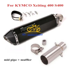 Motorcycle Exhaust Muffler Connection Pipe for KYMCO Xciting 400 S400 2017-2020