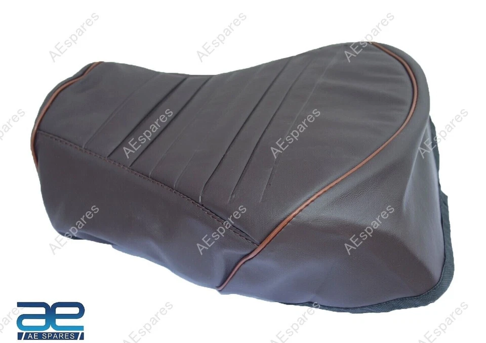 Front & Rear Seat Cover Set Brown For Royal Enfield New Classic 350 Reborn view 5