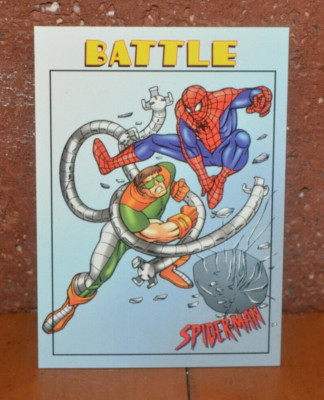 MARVEL COMICS SPIDER-MAN 1997 FLEER SKYBOX TRADING CARD SPIDER-MAN V DR. OCTOPUS