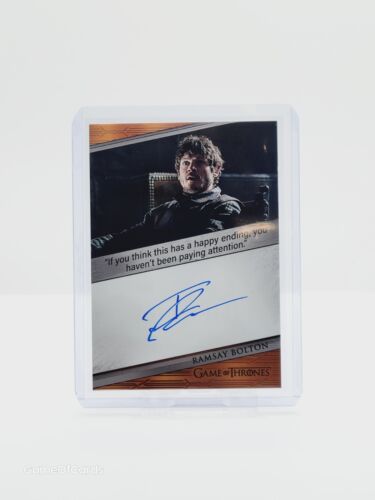 2023 Game Of Thrones Art & Images IWAN RHEON Auto Autograph - RAMSAY BOLTON - Picture 1 of 2