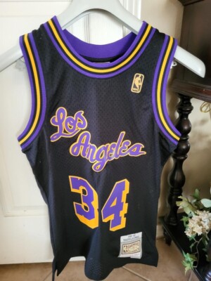 Shaquille O'neal #34 Lakers Mens Sz Small Mitchell & Ness Swingman