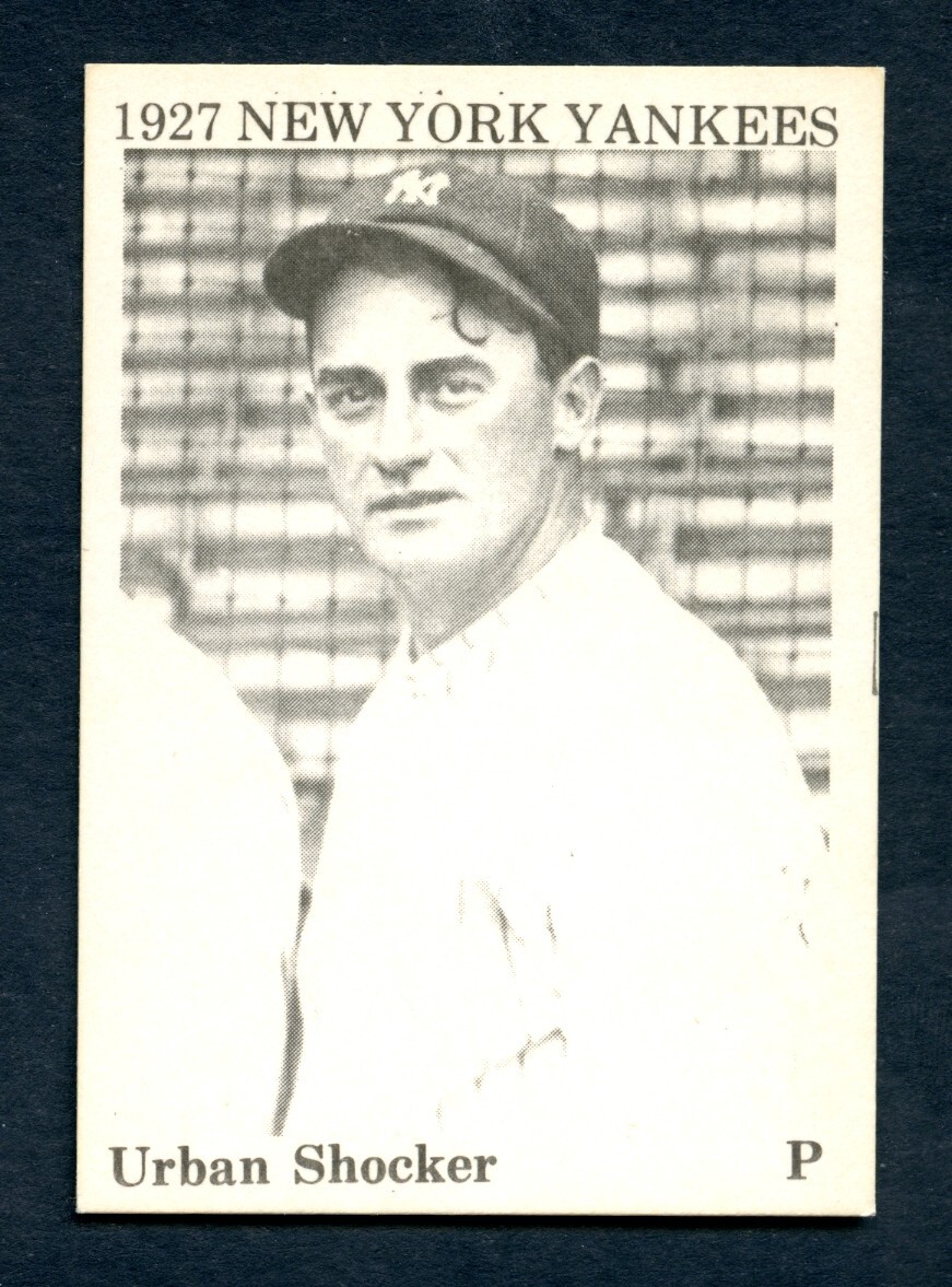 1975 TCMA Baseball Card Urban Shocker 1927 New York Yankees NrMT eBay