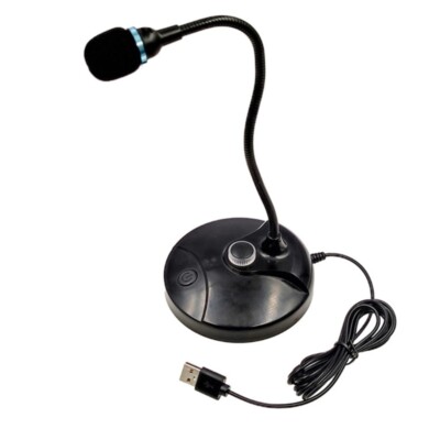 USB Mini Microphone,Metal Condenser Recording Microphone for PC Laptop