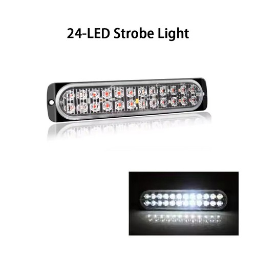 2x24LED Car Strobe Flashing Recovery Lamp Amber Truck beacon Lights 12V 24V - Bild 13 von 19