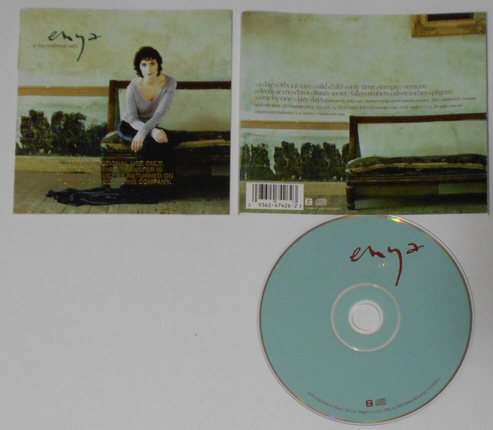 Enya - A Day Without Rain - U.S. promo cd, Gold DJ Stamp | eBay