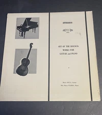 The Art Of Rococo: Works For Guitar and Piano~Sicca, Fleres VINYL NEAR MINT