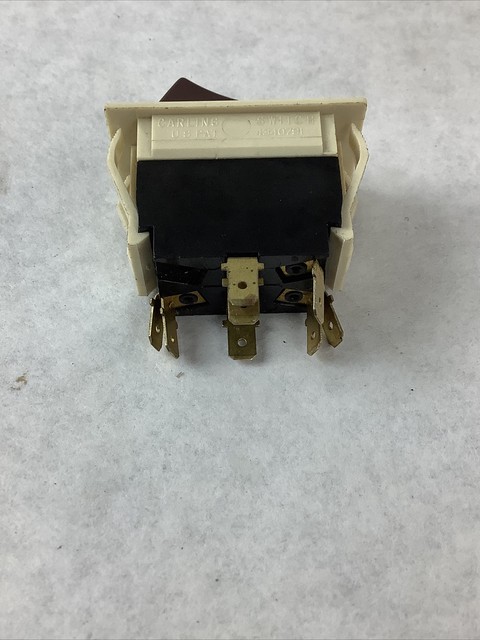 Carling 2 Position on off Rocker Switch P 4340791 4543 for sale online ...