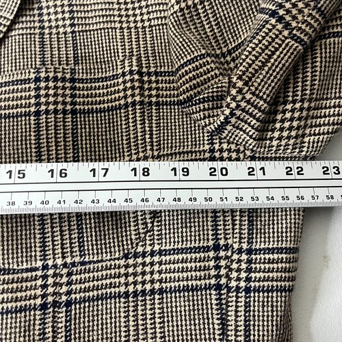 Crittenden Of Oxxford Clothes Blazer Mens Glenn Plaid Check Wool L 44R Jacket - Picture 7 of 12