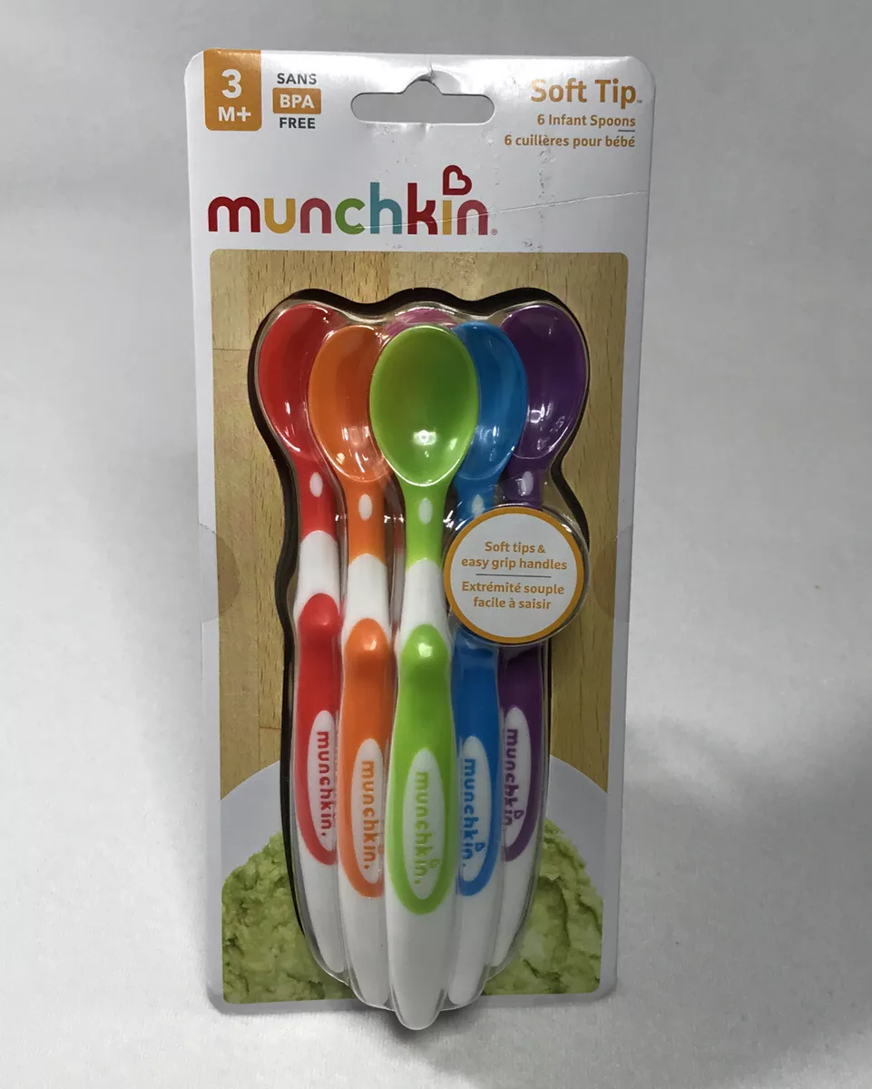 Munchkin Soft Tip Infant Spoons (Pack of 6)