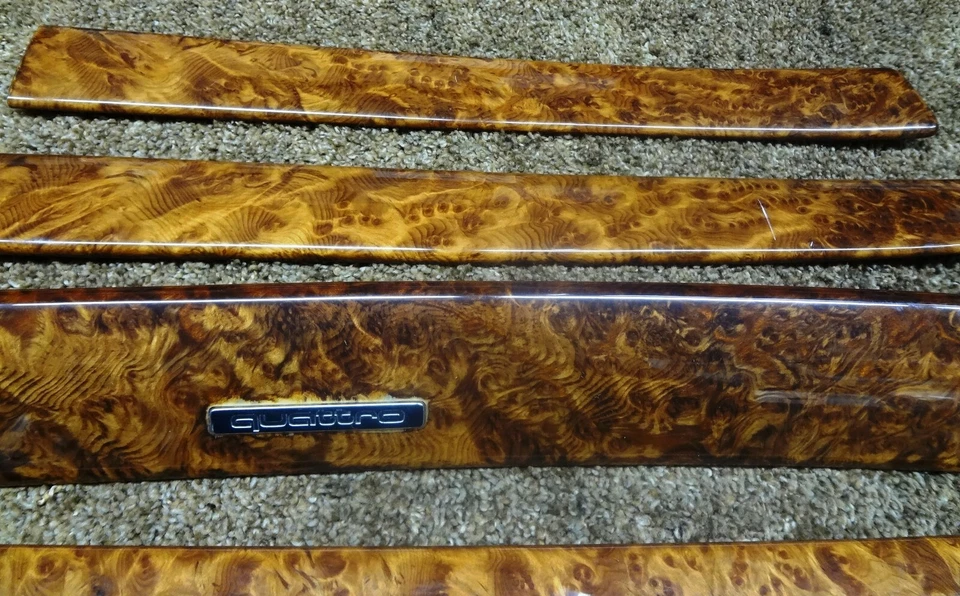 AUDI A6 1998-2001 2.8 PUERTA TRASERA IZQUIERDA PANEL MADERA MOLDURA 4B0 867 419 OEM Foto 2 de 4