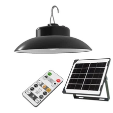 New Solar Pendant Light Outdoor Indoor Dusk to Dawn Garden Barn Gazebo Shed Lamp