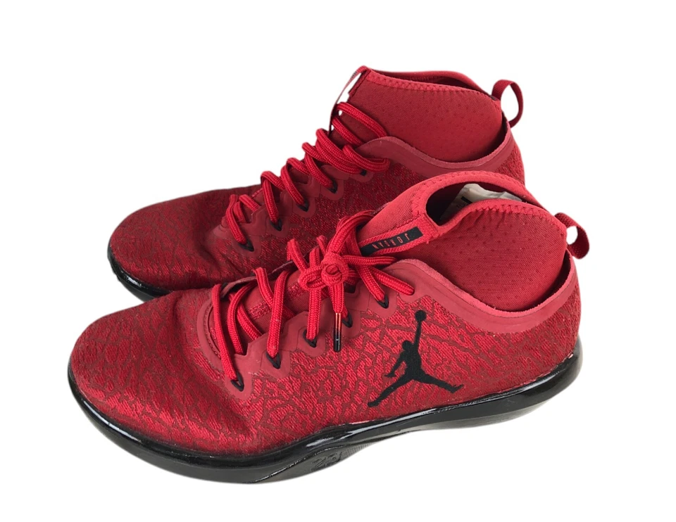 NIKE AIR JORDAN тренер 1 красный черный туфли мужской размер 11 (845402-605) - Изображение 2 из 4