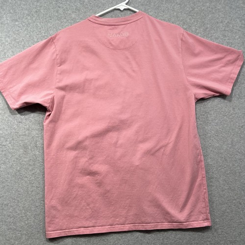 Makobi Men's Embroided T Shirt Large Colorblind Pink Eyeball stretch $ - Picture 12 of 12