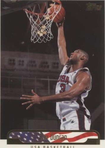 Tim Duncan Topps Chrome 2000 USA Basketball, Refractor #254 | eBay