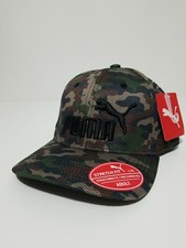 Gorra de béisbol PUMA Mesh Evercat, camuflaje, ajuste elástico, talla L/XL camuflaje