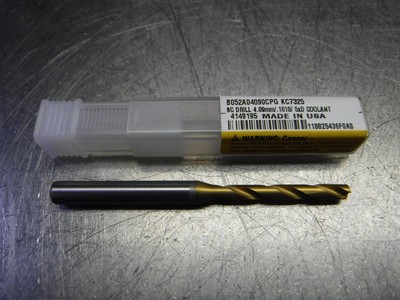 Kennametal #20 (.1610'') Carbide Drill 6mm Shank B052A04090CPG KC7325 (LOC3108D)