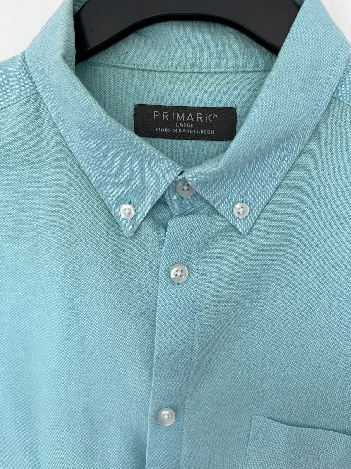 primark mens short sleeve Cotton shirt large eBay