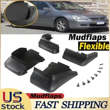For Honda Accord Sedan 2003-2007 Front & Rear Mud Flaps Splash Guards Mudguard