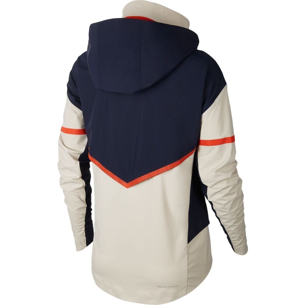 Nike Zonal Aeroshield jacket White/ Blue Hooded S Run… Gem